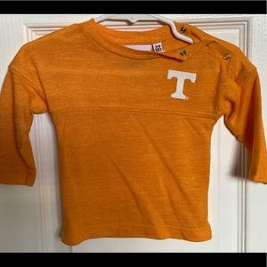 Tennessee Volunteer 3/4 sleeve top 3-6 months